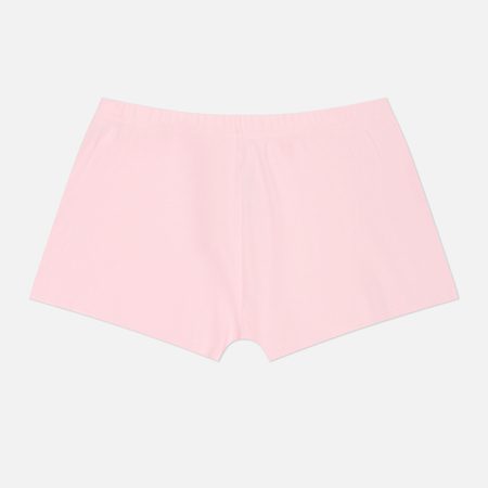 Женские шорты SKIMS Cotton Rib Loose, цвет розовый