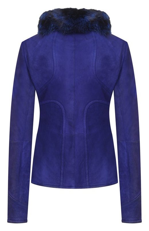 Дубленка с отделкой из лисы Roberto Cavalli 2