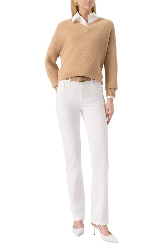 Пуловер из шерсти и вискозы Weekend Max Mara 2