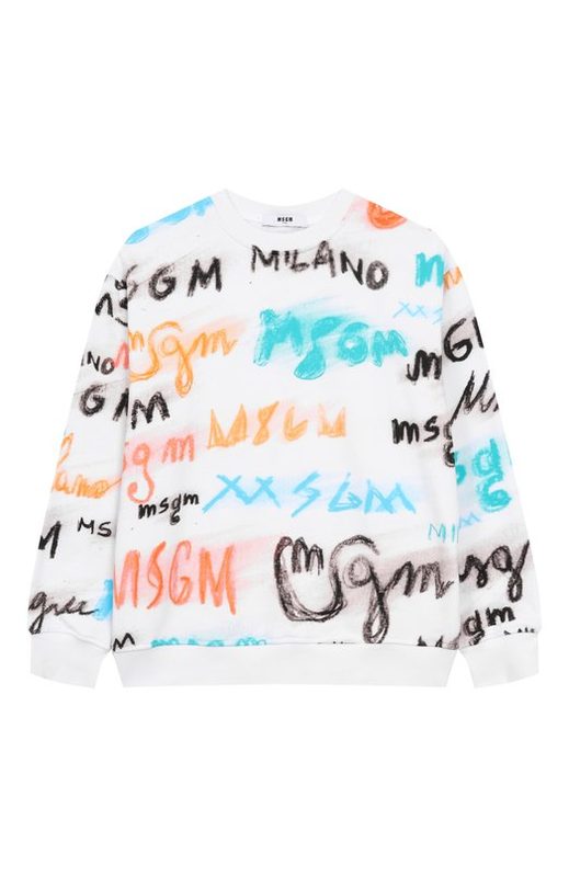 Хлопковый свитшот MSGM kids