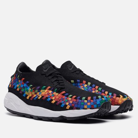 Кроссовки Nike Wmns Air Footscape Woven, цвет чёрный
