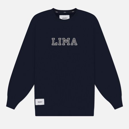 Мужская толстовка WTAPS Academy Crewneck, цвет синий
