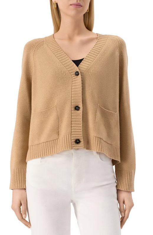 Кардиган из шерсти вискозы Weekend Max Mara 3