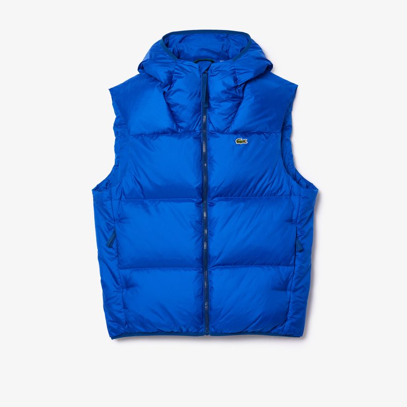 Мужской влагоотталкивающий жилет Lacoste с капюшоном 5