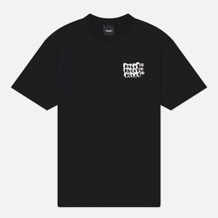 Мужская футболка HUF Hand Stacked, цвет чёрный