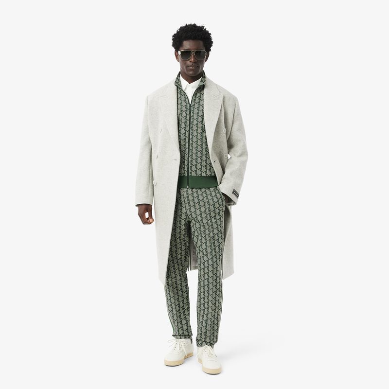Мужская жаккардовая толстовка Lacoste PARIS с монограммой 4