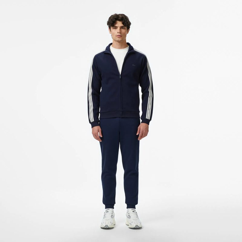 Мужские хлопковые спортивные брюки Lacoste свободного кроя