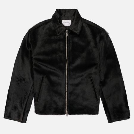 Мужская демисезонная куртка MKI MIYUKI ZOKU Cropped Cow Hair Rider, цвет коричневый