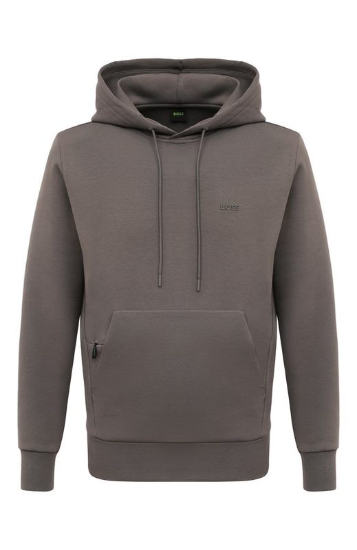 Хлопковое худи BOSS Green