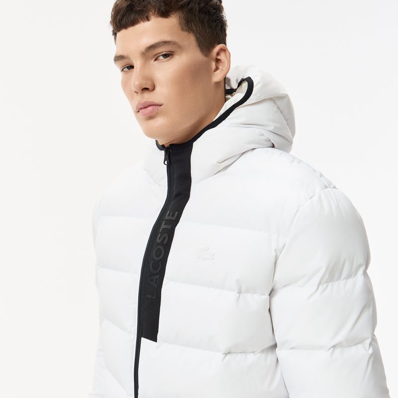 Мужская стёганая куртка Lacoste с капюшоном 3