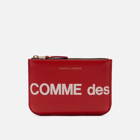 Кошелек Comme des Garcons Wallet SA8100HL Huge Logo, цвет красный