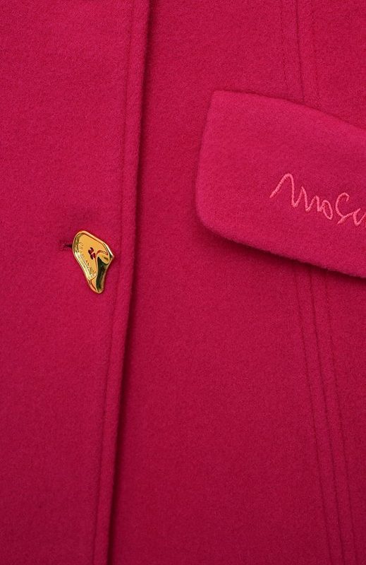 Шерстяное пальто Moschino 3