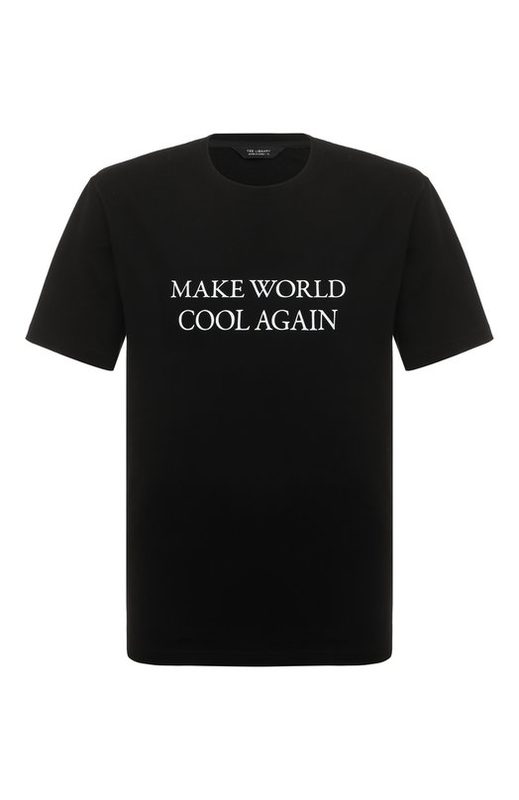 Хлопковая футболка Tee Library