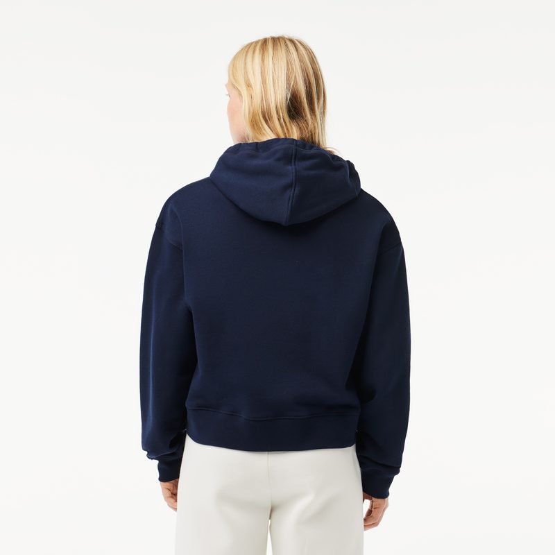 Женская толстовка Lacoste свободного кроя с капюшоном 2