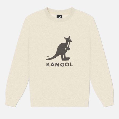 Мужская толстовка Kangol Big Logo, цвет бежевый