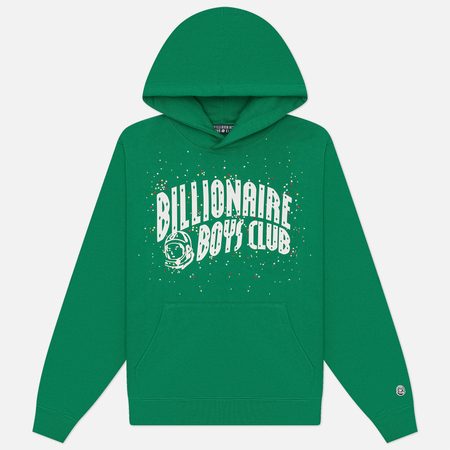 Мужская толстовка Billionaire Boys Club Embellished Arch Logo Popover Hoodie, цвет зелёный