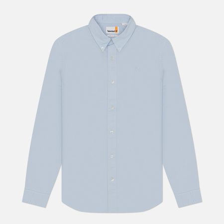 Мужская рубашка Timberland Stretch Poplin, цвет голубой