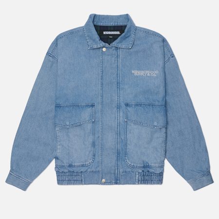 Мужская джинсовая куртка Neighborhood Denim Dad, цвет голубой