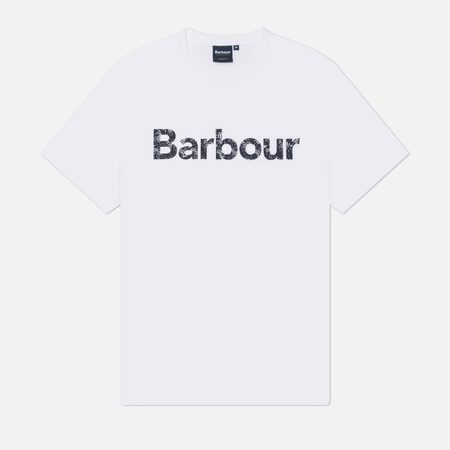 Мужская футболка Barbour Edenwood Graphic, цвет белый
