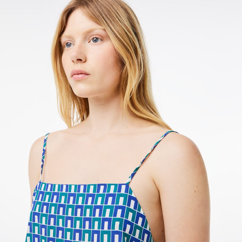 Женское хлопковое платье Lacoste Graphic 4