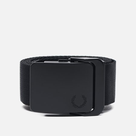 Ремень Fred Perry Plain Webbing Recycled, цвет чёрный