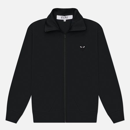 Мужская олимпийка Comme des Garcons Play Black Emblem, цвет чёрный
