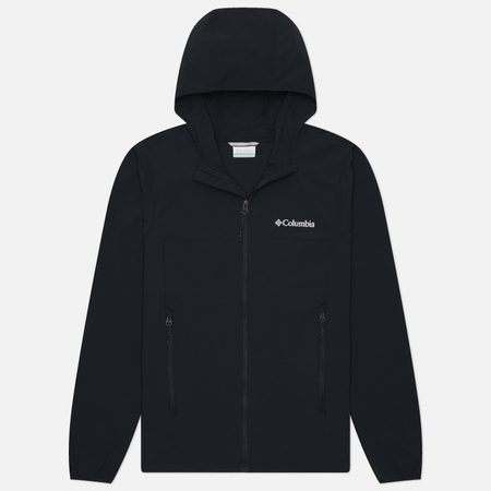 Мужская куртка ветровка Columbia Sportswear Heather Canyon II Hooded Softshell, цвет чёрный