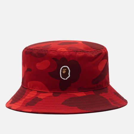 Панама A Bathing Ape Color Camo, цвет красный