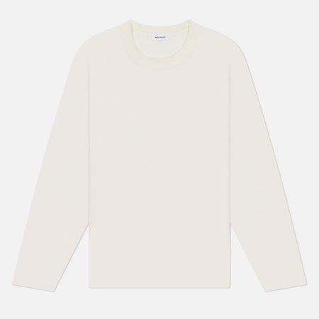 Мужской лонгслив Norse Projects Isefjord Compact Cotton, цвет бежевый