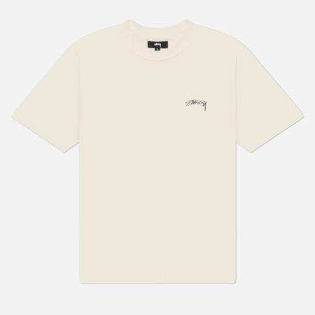Мужская футболка Stussy Lazy, цвет белый
