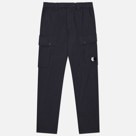 Мужские брюки C.P. Company 50 Fili Stretch Lens Cargo, цвет синий