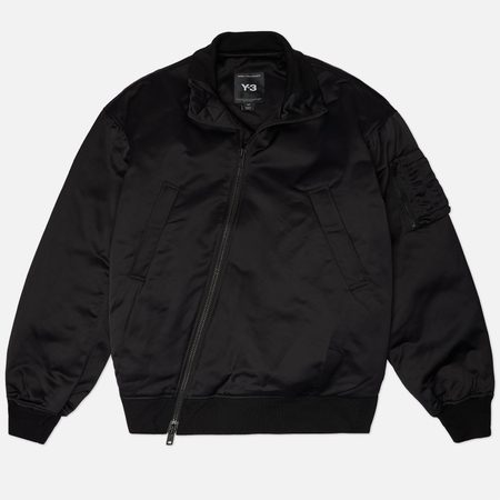 Женская куртка бомбер Y-3 Regular, цвет чёрный