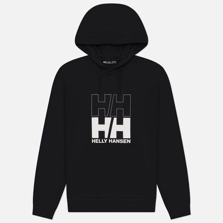 Мужская толстовка Helly Hansen Core Graphic Hoodie, цвет чёрный