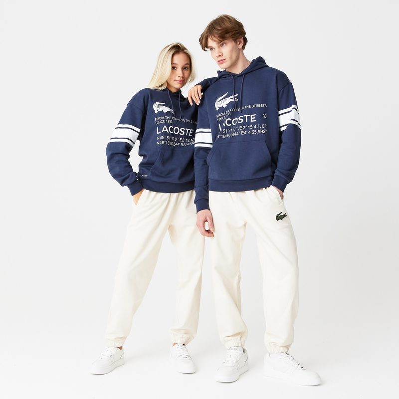 Толстовка - худи Lacoste оверсайз унисекс 3