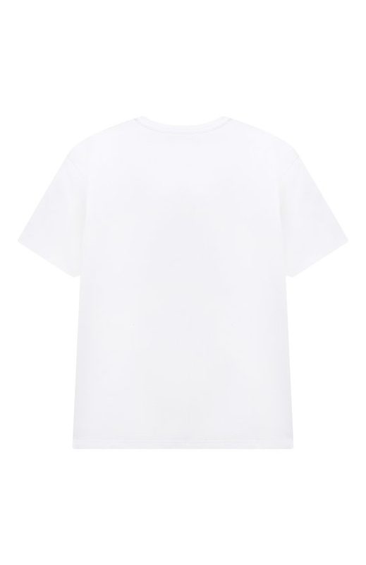 Хлопковая футболка MSGM kids 2