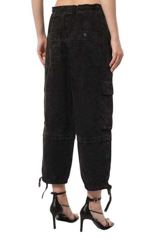 Хлопковые брюки-карго Isabel Marant Etoile 4
