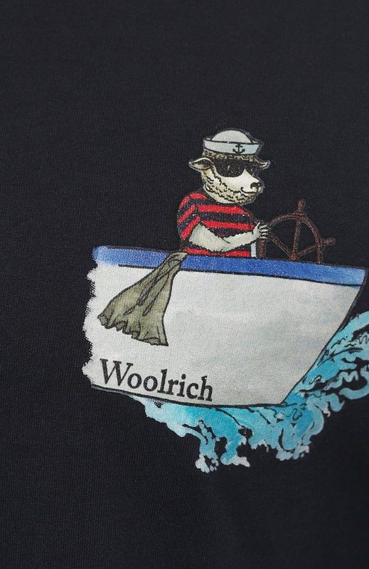 Хлопковая футболка Woolrich 5