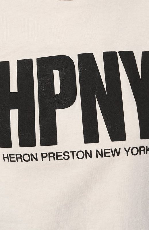 Хлопковая футболка Heron Preston 5