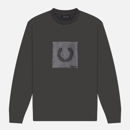 Мужская толстовка Fred Perry Box Graphic, цвет зелёный