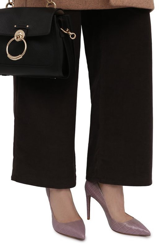 Туфли Celia из кожи крокодила Ralph Lauren 3
