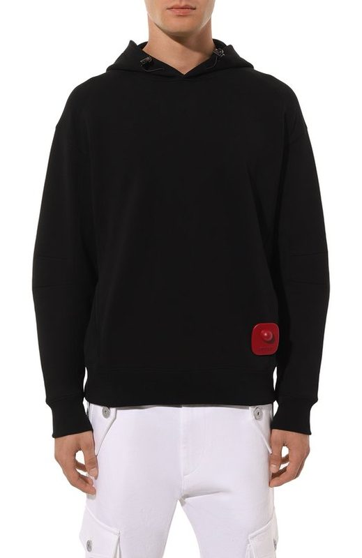 Хлопковое худи Moschino 3