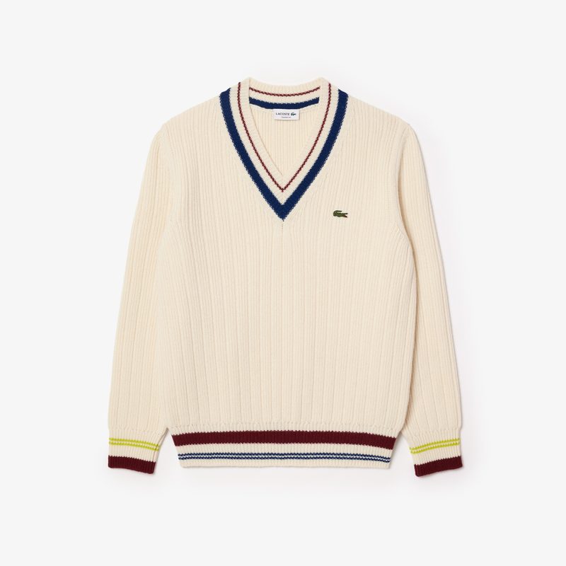 Мужской свитер Lacoste из кардочесаной шерсти 5