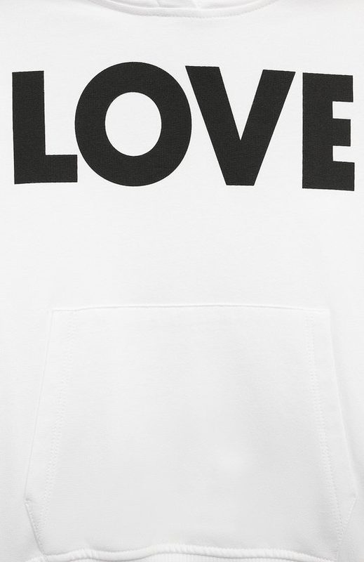 Хлопковое худи Moschino 3
