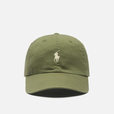 Кепка Polo Ralph Lauren Classic Sport Cotton Chino, цвет оливковый