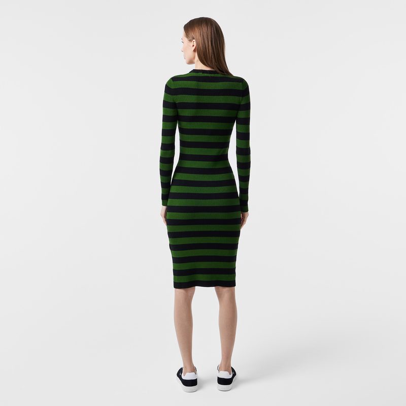 Эластичное платье Lacoste в полоску 2