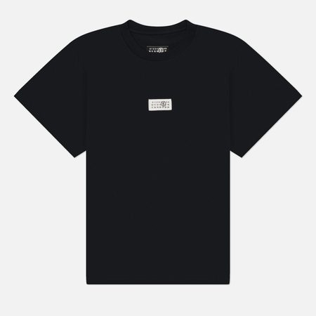 Мужская футболка Maison Margiela MM6 Numeric Cotton, цвет чёрный