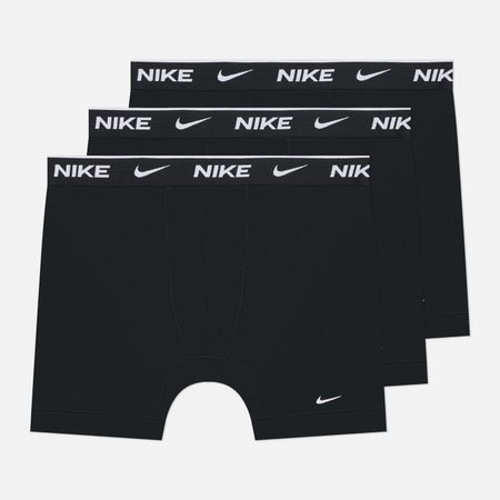 Комплект мужских трусов Nike Underwear Boxer Brief 3-Pack, цвет чёрный