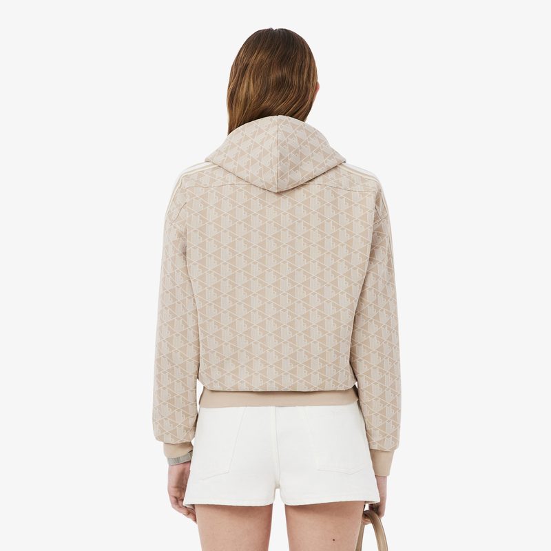 Женская жаккардовая толстовка Lacoste 2