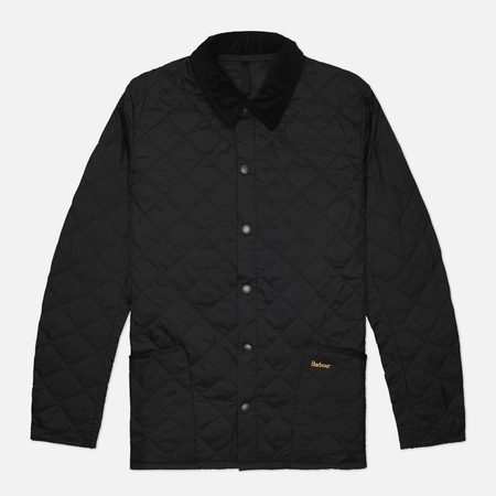 Мужская стеганая куртка Barbour Heritage Liddesdale, цвет чёрный