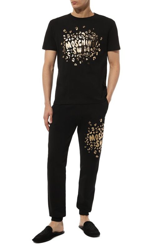 Хлопковые джоггеры Moschino 2